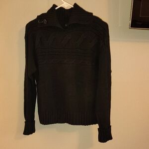 Rafaella Women's Black Turtleneck Sweater